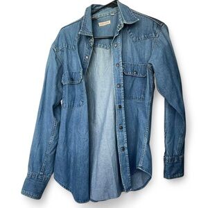 Calvin Klein denim button down shirt